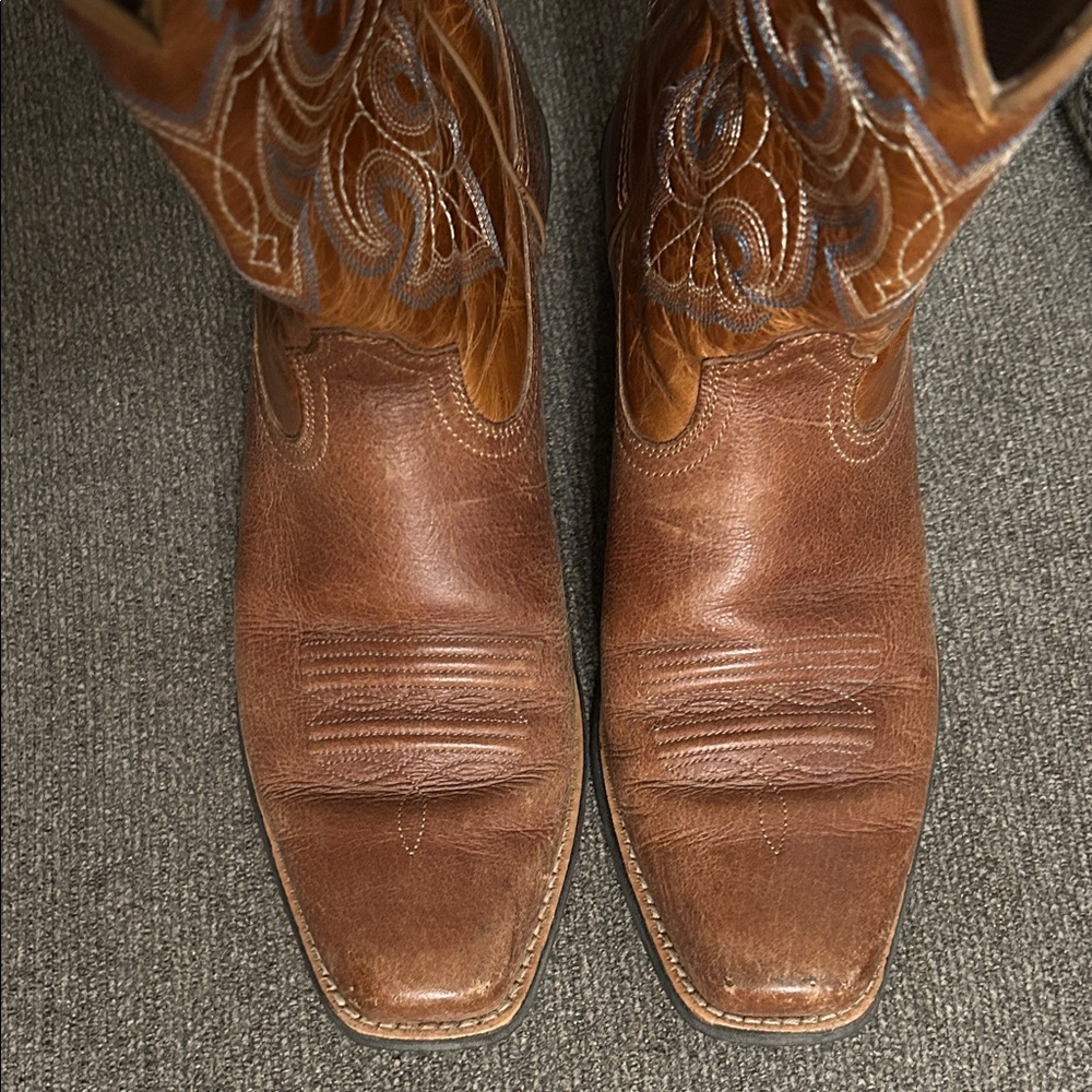 ARIAT Women’s  Brown Leather Western Boots - Picture 8 of 11
